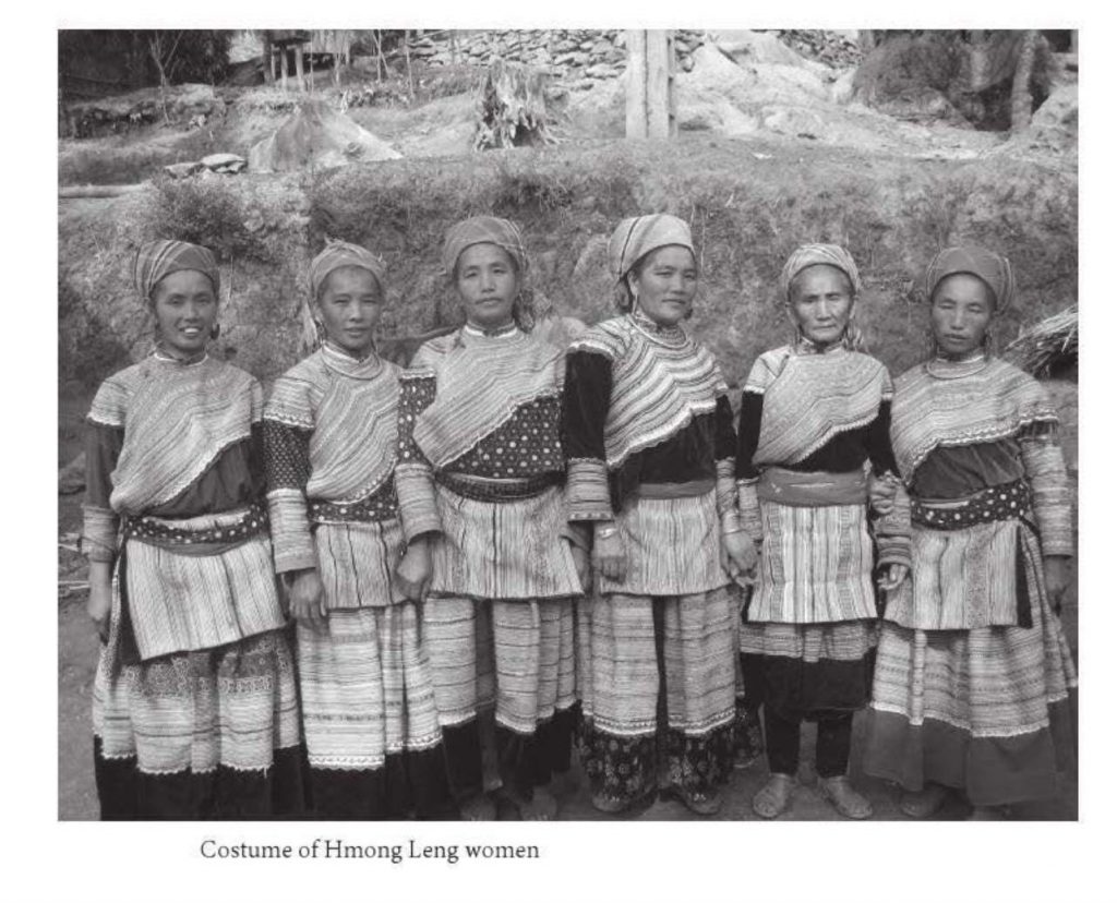 Costume of Hmong Leng women
